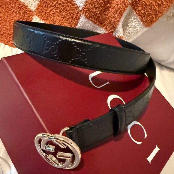 Gucci Belt with Interlocking G buckle - NEW Condtion - Picture 11 of 16